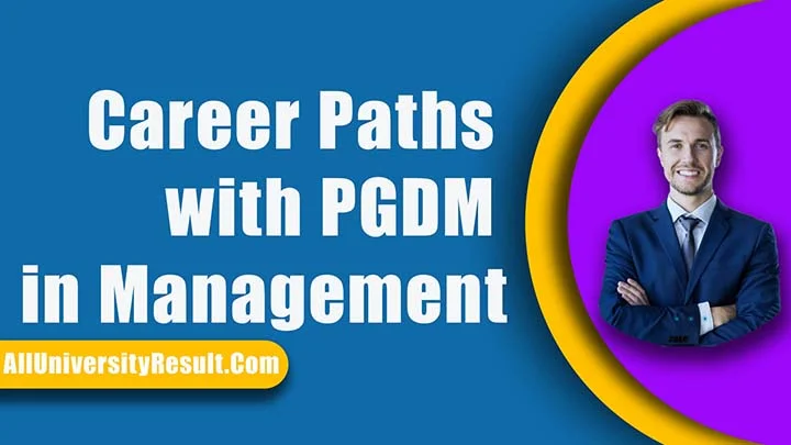 Career Paths with a PGDM in Management